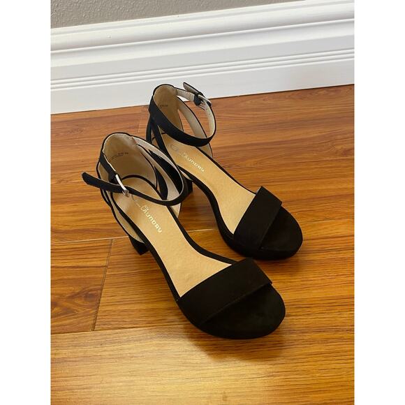 CL by Laundry Womens Go On Block Dress Sandals Size 8W - Picture 4 of 10